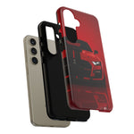 Red Mustang Art Phone Case, GT500 American Muscle Car Tough Cover