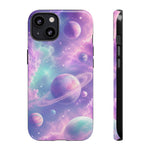 Pastel Galaxy Planet Vaporwave Art Tough Phone Case