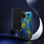 Mahi Mahi School Phone Case, Dorado Fish Frenzy Cover for Anglers