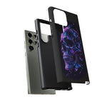 Holographic Skull Phone Case, Shattered Glass Iridescent Cover