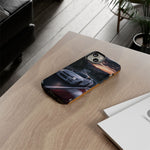 Skyline GT-R R34 White Nurburgring Speed Art Tough Phone Case