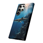 Cobia Reef Phone Case, Shaft of Light Ocean Fishing Tough Cover