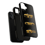 Gold Fairlady Z Classic Sports Car Tough Phone Case - 3 View