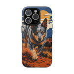 Blue Heeler Australian Cattle Dog Art Tough Phone Case