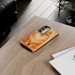 Pomeranian Tiny Fox Fluffy Art Tough Phone Case