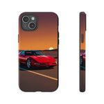 Red C4 ZR-1 King of the Hill Art Tough Phone Case