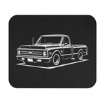 1972 Chevy C10 Pickup Mouse Pad – Classic Black & White Truck Design