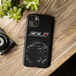 ZL1 Camaro phone case | tough phone case, black muscle car design