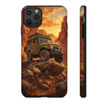 Land Cruiser FJ40 Classic 4x4 Red Rock Canyon Art Tough Phone Case