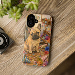 Guilty French Bulldog Phone Case, Confetti Watercolor Cover