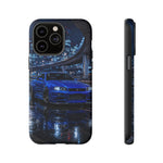 Skyline GT-R R34 Bayside Blue Tokyo Night Art Tough Phone Case