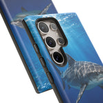 Tiger Shark Phone Case, Dappled Blue Water Tough Cover