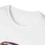 Red 1975 Trans Am Cars T-Shirt | Classic Muscle Car Trio Illustration