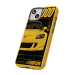 S2000 Spa Yellow Retro 90s JDM Car Tough Phone Case