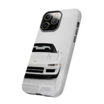 White NSX Phone Case, Retro 90s JDM Supercar Cover, Gift for Car Lovers