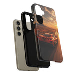 C8 Desert Highway Sunset Phone Case Tough Case for Corvette Drivers