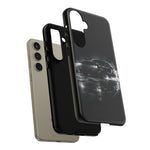 Black Sports Car Illustration 2023 Challenger SRT phone case | Car Drift Reflection