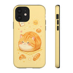 Orange Tabby Loaf Kawaii Chibi Pet Cat Art Tough Phone Case