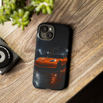 Orange C6 Neon Car Meet Tough Phone Case