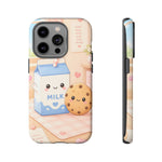 Milk Cookie Phone Case Cute Food Kawaii Tough Cover Gift Art