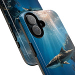 Cobia Reef Phone Case, Shaft of Light Ocean Fishing Tough Cover