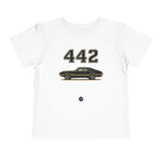 Toddler 1971 Olds 442 Retro Muscle Car Graphic Tee Kids Vintage Hot Rod