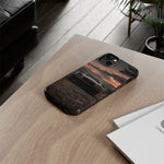 MK4 Supra Phone Case, Black JDM Sports Car Mountain Dusk Cover