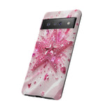 Pink Glitter Star Tough Case | Sparkle Phone Case
