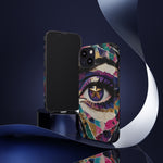 Starry Eye Mosaic phone case | Tough Cover