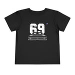 Vintage Car Toddler Short Sleeve Tee, Classic Car Lover Gift, 1969 Chevy Nova