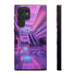 Empty Mall Escalator Vaporwave Art Tough Phone Case