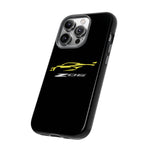 Yellow C8 Z06 Phone Case for Chevy Fans, Tough Protective Cover