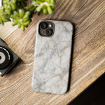 White Marble Pattern Phone Case | Tough Cover