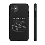 Black S2000 Roadster Collage JDM Tough Phone Case Cover Gift