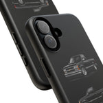 Black Silverado Classic Pickup Tough Phone Case for Chevy Truck Fans