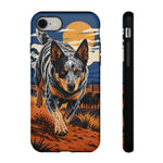 Blue Heeler Australian Cattle Dog Art Tough Phone Case