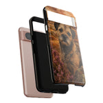 Border Terrier Earthy Watercolor Art Tough Phone Case