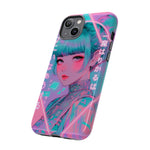 Neon Cyber Geisha phone case | Tough Case