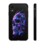Holographic Skull Phone Case, Shattered Glass Iridescent Cover