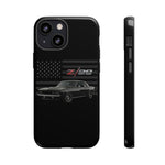 Z28 Camaro Phone Case Classic Muscle Car Patriotic Tough Cover Gift Art