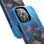 Snapper Reef Phone Case, Sunlit School Ocean Fishing Tough Cover