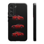 Red 370Z Sports Coupe Tough Phone Case for JDM Enthusiasts