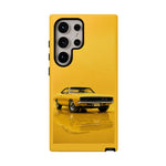 Golden Yellow Charger Phone Case, 68 Classic Muscle Car Tough Cover