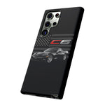 Black C6 Phone Case American Sports Car Tough Cover Gift