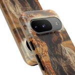 German Wirehaired Pointer Autumn Art Tough Phone Case