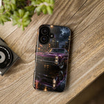 67 GTO Phone Case Purple, Rainy City Night Muscle Car Tough Cover