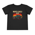 1986 Monte Carlo SS Toddler T-Shirt – Retro Black Muscle Car Graphic Tee