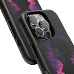Melancholy Data Poster Phone Case, Glitch Anime Sky Tough Cover