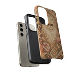 Persian Cat Floral Art Nouveau Tough Phone Case