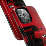 Red Mustang Art Phone Case, GT500 American Muscle Car Tough Cover